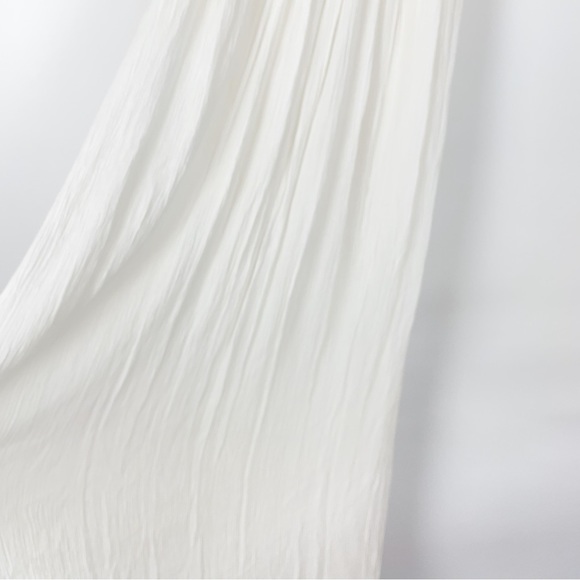 Zara Crochet White Halter Maxi Dress - Picture 7 of 12